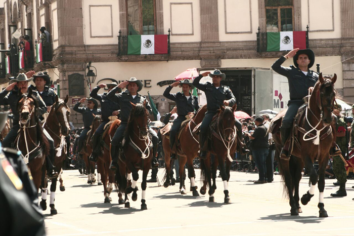 Desfile de la Independencia, en Morelia