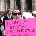 Marchan enfermeros/as por la profesionalización