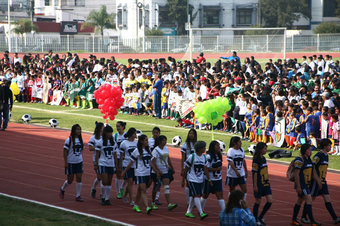 Inauguración de la Liga de Futbol del IMSS