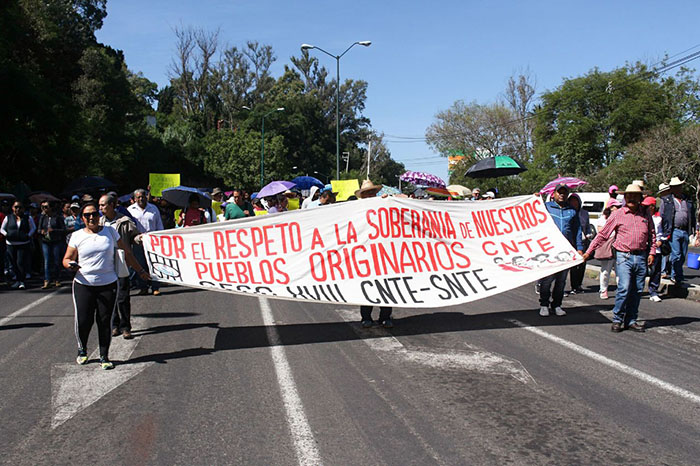 CNTE y frentes socialistas desquician Morelia