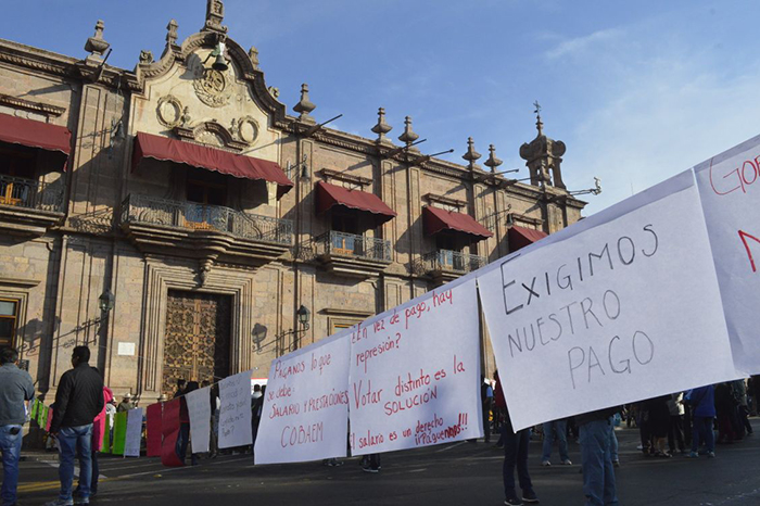 Sindicatos exigen pagos
