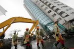 Daños por sismo en Taiwán