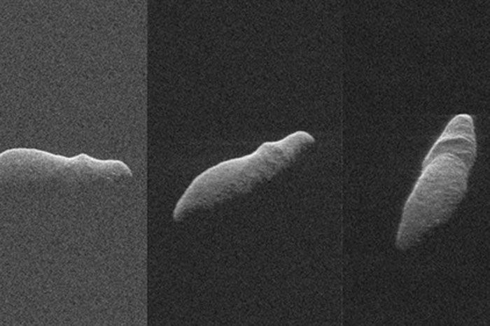 asteroide con forma de hipopotamo