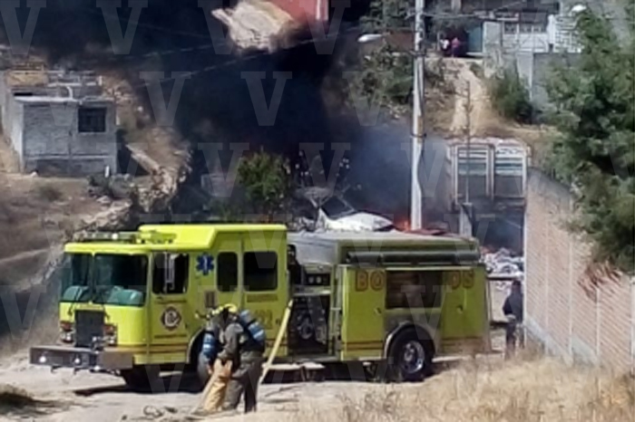 incendio planta recicladora morelia