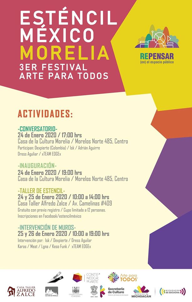 Festival Arte Para Todos Trae A Morelia Estencil Mexico Y Aqui