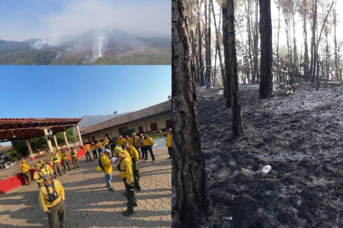 Controlan incendio en cerro de Patamban; helicóptero descargó 17 mil ...