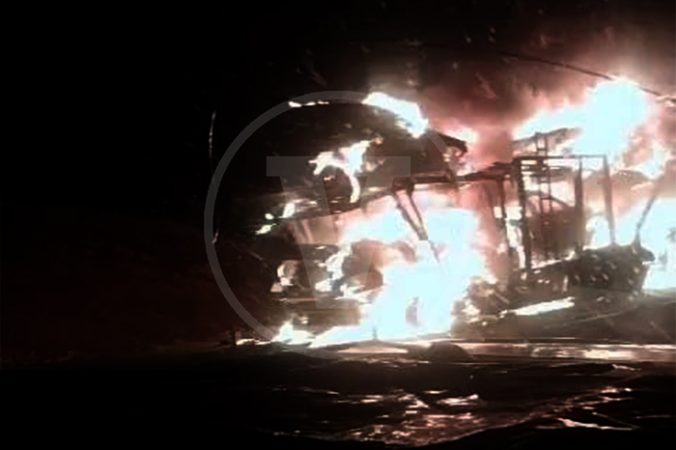 VIDEO | Se incendia camión nodriza en la Autopista Siglo XXI con todo y ...
