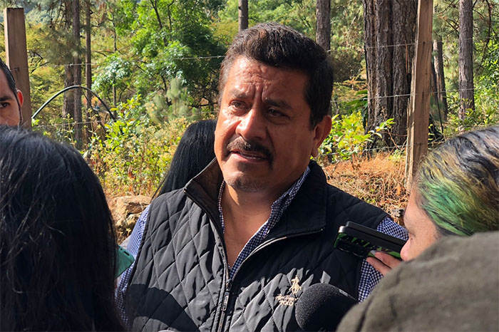 Roberto Carlos López, secretario de Desarrollo Rural de Morelia, informa sobre el gusano barrenador