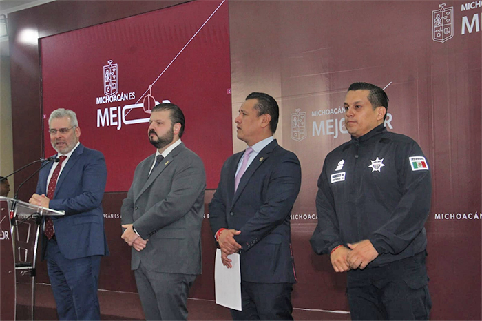 Gobernador Bedolla y titular de la SSP informan sobre cero tolerancia a multas de la Guardia Civil