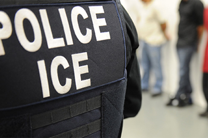 Centro de detención de migrantes en la frontera de Estados Unidos.