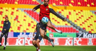 Jugadores del Atlético Morelia durante un entrenamiento previo al partido contra el Tapatío.