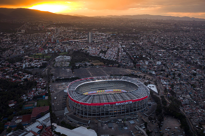 Estadio de la Ciudad de México, una de las tres sedes del Mundial 2026 en el país.