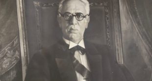 Retrato histórico de Pascual Ortiz Rubio, expresidente de México y fundador de la Universidad Michoacana.