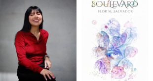 Escritora mexicana Flor M. Salvador posa durante una entrevista