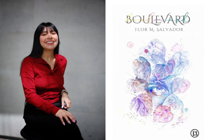 Escritora mexicana Flor M. Salvador posa durante una entrevista