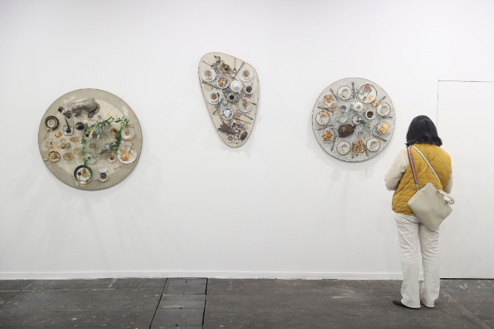 Obra en la feria ARCOmadrid 2026.