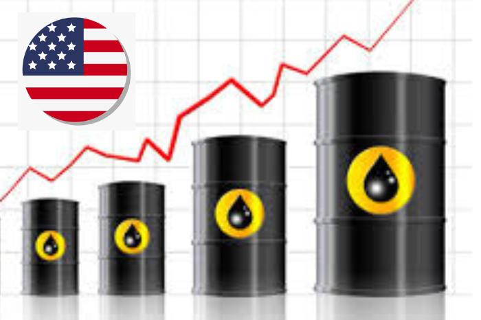 Gráfica financiera mostrando la subida del precio del petróleo WTI por la guerra en Irán 2026.