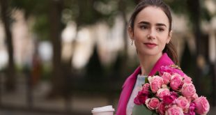 La actriz Lily Collins como Emily Cooper en una escena de la serie de Netflix.