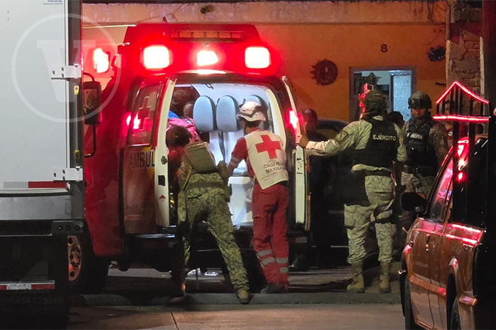 Operativo de la Guardia Civil y Cruz Roja tras ataque armado en la colonia Los Manguitos de Jacona.