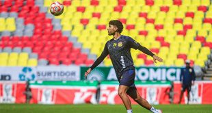 Jugadores del Atlético Morelia entrenando previo al partido de ida de los Cuartos de Final contra Mineros de Zacatecas.