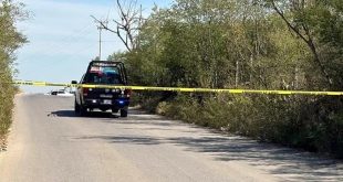 Unidades de Fuerza Civil y Guardia Nacional resguardando la zona de un enfrentamiento en Nuevo León.