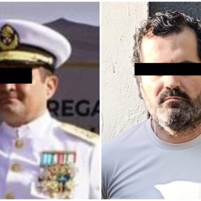 Fernando Farías Laguna, excontralmirante de la Marina de México, tras su detención en el barrio de Palermo, Buenos Aires.