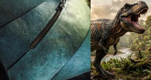 Bolso de lujo diseñado por Enfin Levé fabricado con cuero cultivado de proteína de T-Rex.