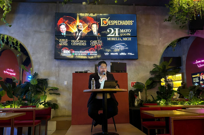 Fachada del Teatro Morelos en Morelia, sede del concierto Despechados el 21 de mayo.