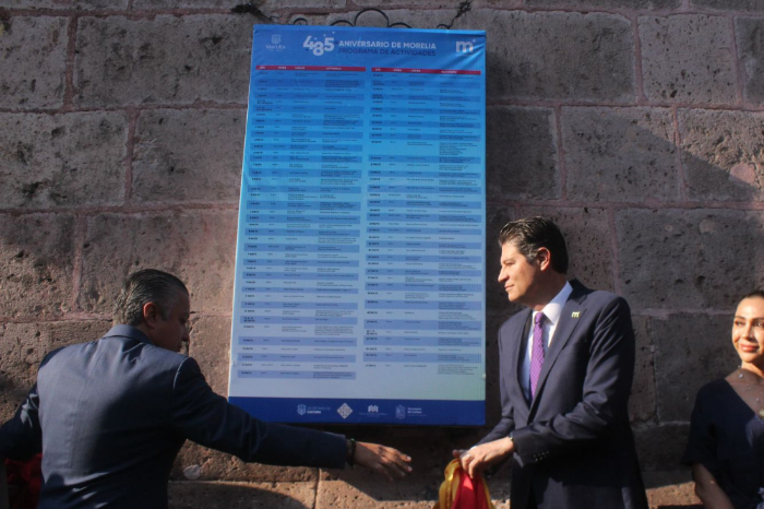 : Bando Solemne por el 485 aniversario de Morelia con Alfonso Martínez Alcázar.