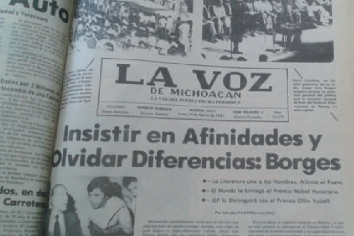 Portada de la Antología del Primer Festival Internacional de Poesía Morelia 1981 obra de Alfredo Zalce