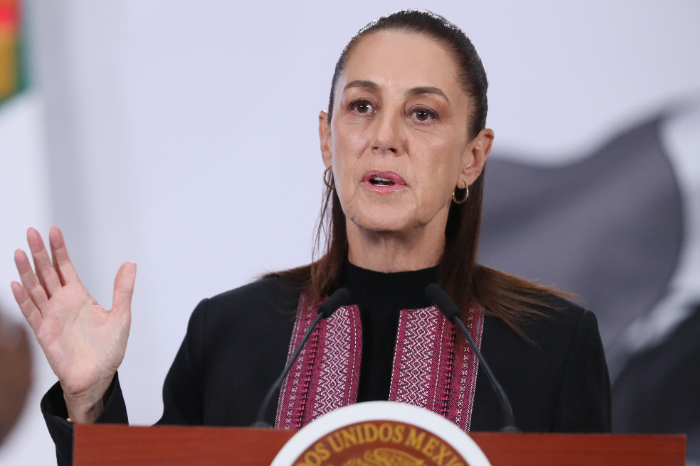 Claudia Sheinbaum y Pedro Sánchez en reunión bilateral en España