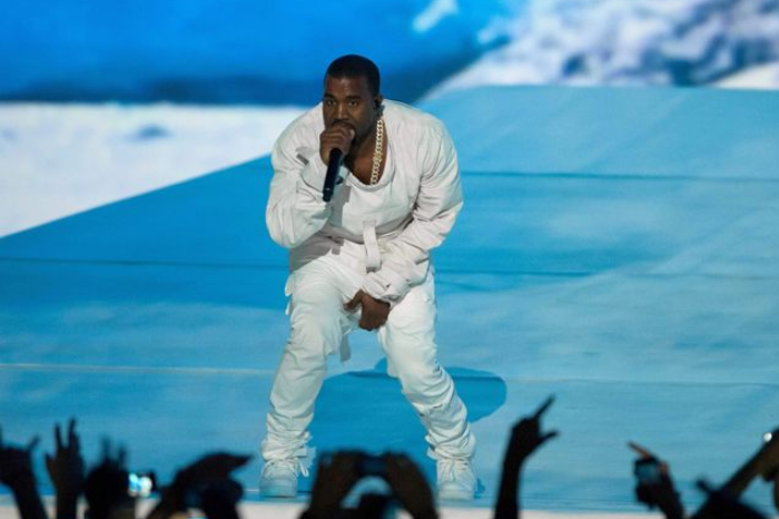 El rapero estadounidense Kanye West durante una presentación de su gira mundial Ye Live Concert Tour.