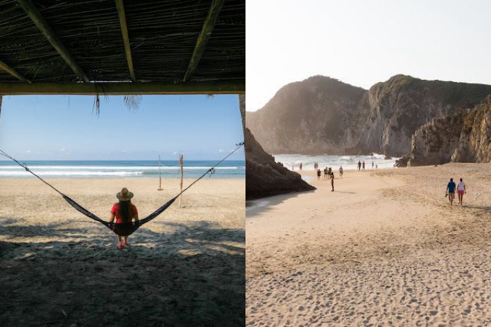 Vista de la Costa Michoacana con vigilancia de seguridad para Semana Santa