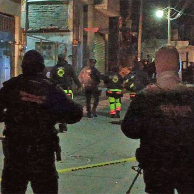 Camioneta con impactos de bala en San Agustín del Pulque, Cuitzeo.