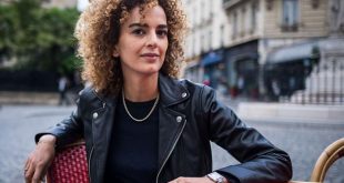 La escritora francomarroquí Leila Slimani durante su residencia literaria "Escribir el Prado" en Madrid.
