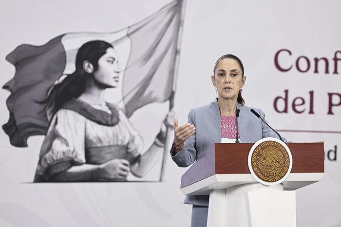 La presidenta Claudia Sheinbaum.