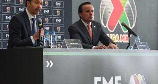 Mikel Arriola, comisionado de la FMF, durante la asamblea de dueños de la Liga MX.