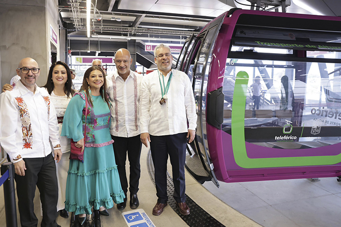 La jefa de Gobierno de Ciudad de México acompañó la inauguración de la obra.