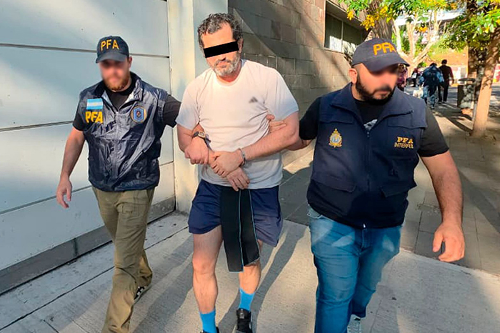 Farías Laguna, de 47 años, fue detenido por la policía en el barrio de Palermo.