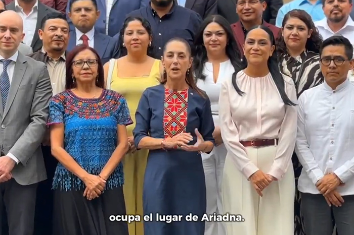 Ariadna Montiel deja Bienestar; va por dirigencia de Morena