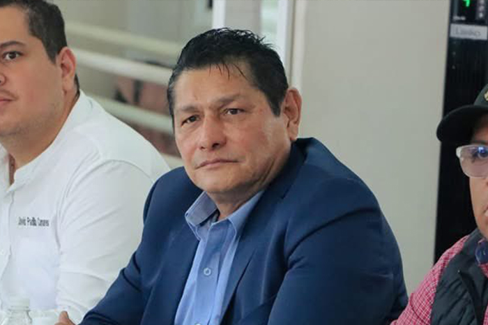 El alcalde de Cuautla Jesús Corona en un evento.