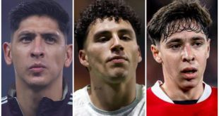 Futbolistas de la Selección Mexicana.