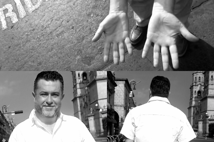 El artista plastico y pintor queretano Rafael Rodriguez