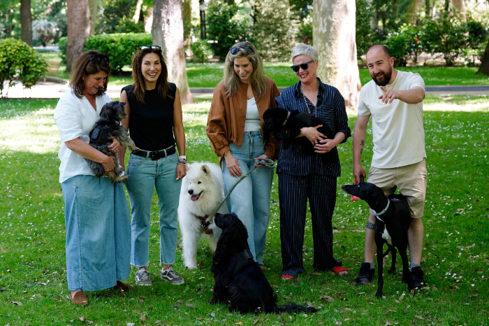 Arnés inteligente AcuPet Health para monitorear la salud de un perro