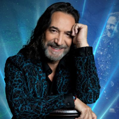 Cartel del concierto de Marco Antonio Solís en Morelia con logotipos de patrocinadores.