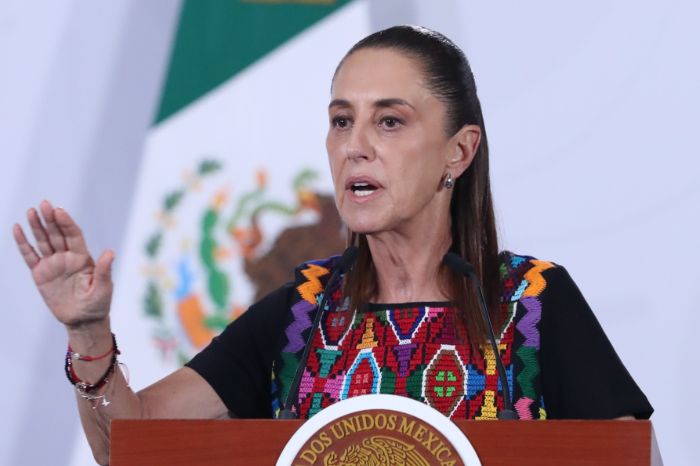 Presidenta Claudia Sheinbaum hablando sobre la soberania nacional en conferencia matutina