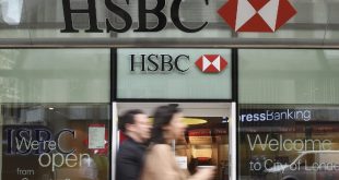 Edificio corporativo de HSBC en Hong Kong especializado en servicios financieros