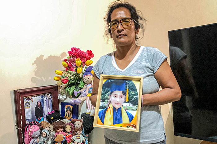 Lorena Gutiérrez, madre de Fátima, lamenta la indolencia del Estado frente a la violencia contra las mujeres.