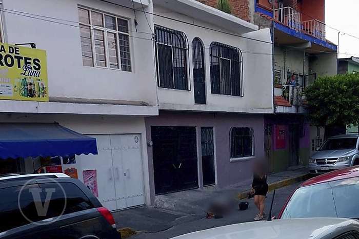 Calle de la colonia José María Morelos tras un ataque armado.