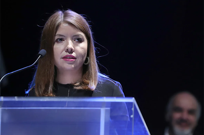 Entrega del galardón a los ganadores de la octava edición del Premio Breach/Valdez de Periodismo y Derechos Humanos en la Ciudad de México.